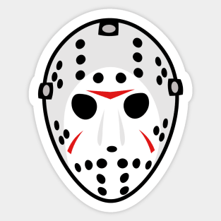 Jason Voorhees Mask Sticker